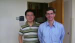 Prof. William (Billy) Oates and his graduate Hongbo Wang visited the facility in April, 2009 for one week
		 	learning material preparation. During their stay, they learned preparation LCE by spin casting and
		 	cell filling methods, preparing vapor sensitive, cholesteric, and nematic films. Contact us to schedule a visit.